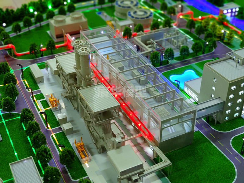 建筑沙盤(pán)模型亮化效果